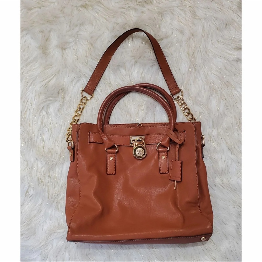 Michael Kors Leather Hamilton Handbag